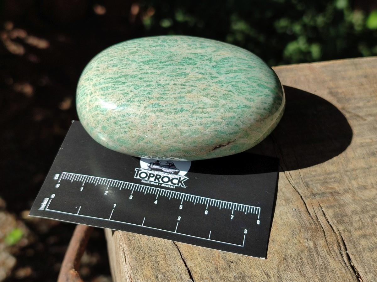 Polished Amazonite Palm Stones and Standing Free Forms x 12 From Zimbabwe - Toprock Gemstones and Minerals 
