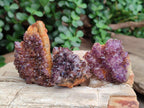 Natural Dark Purple Amethyst Quartz Crystal Plates x 35 From Boekenhouthoek, South Africa - Toprock Gemstones and Minerals 