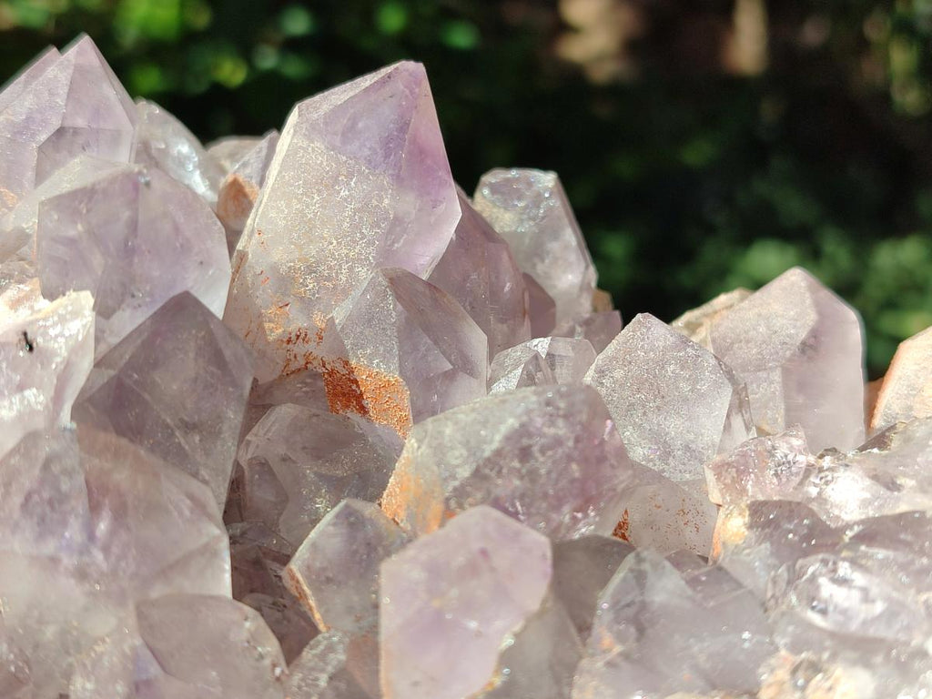 Natural Jacaranda Amethyst Crystal Clusters x 2 From Mumbwa, Zambia - Toprock Gemstones and Minerals 