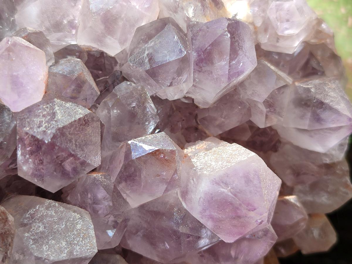 Natural Jacaranda Amethyst Crystal Clusters x 2 From Mumbwa, Zambia - Toprock Gemstones and Minerals 