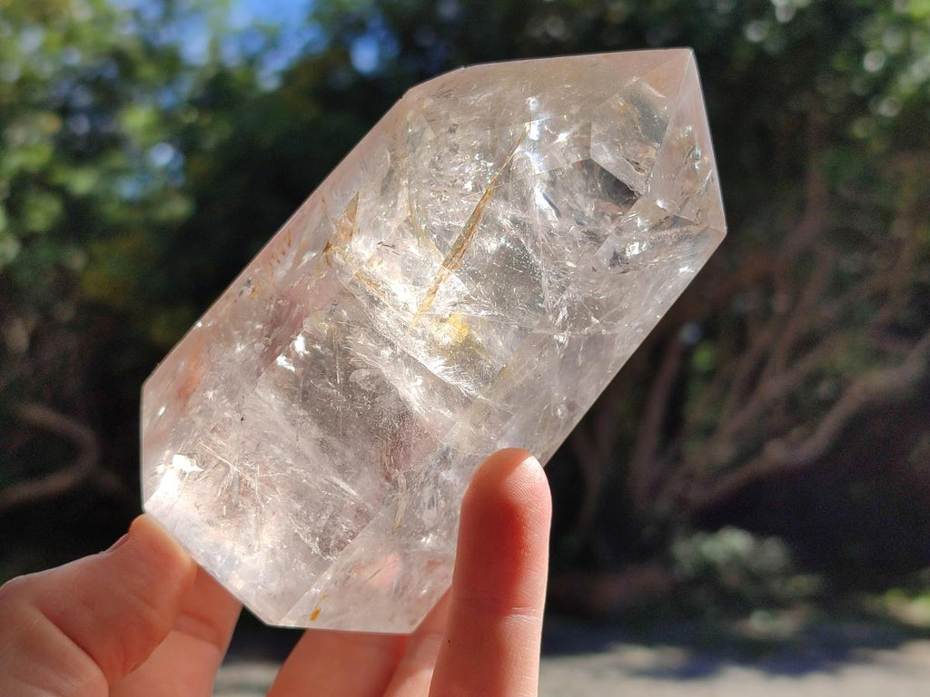 Polished Clear Quartz Display Crystals x 4 From Madagascar - Toprock Gemstones and Minerals 