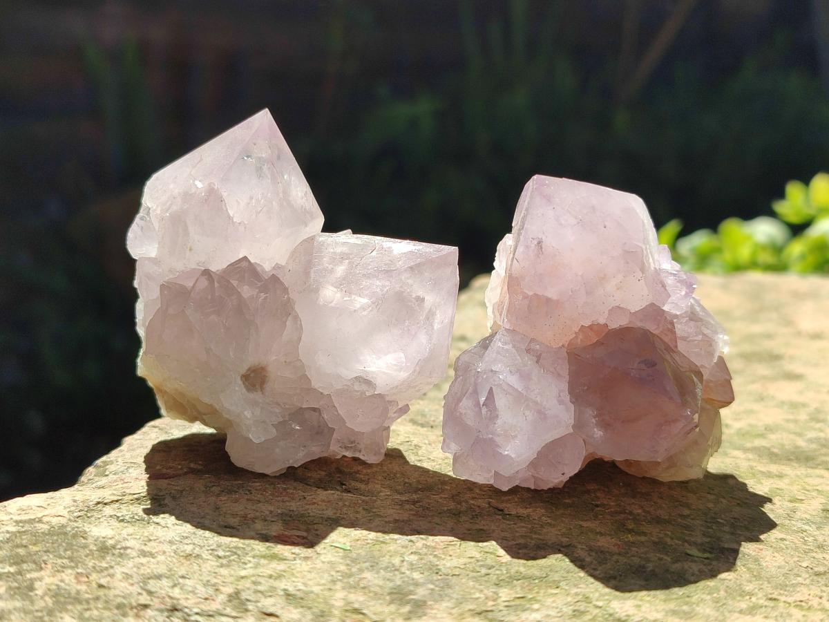 Natural Lilac Amethyst Spirit Quartz Clusters x 6 From Boekenhouthoek, South Africa - Toprock Gemstones and Minerals 