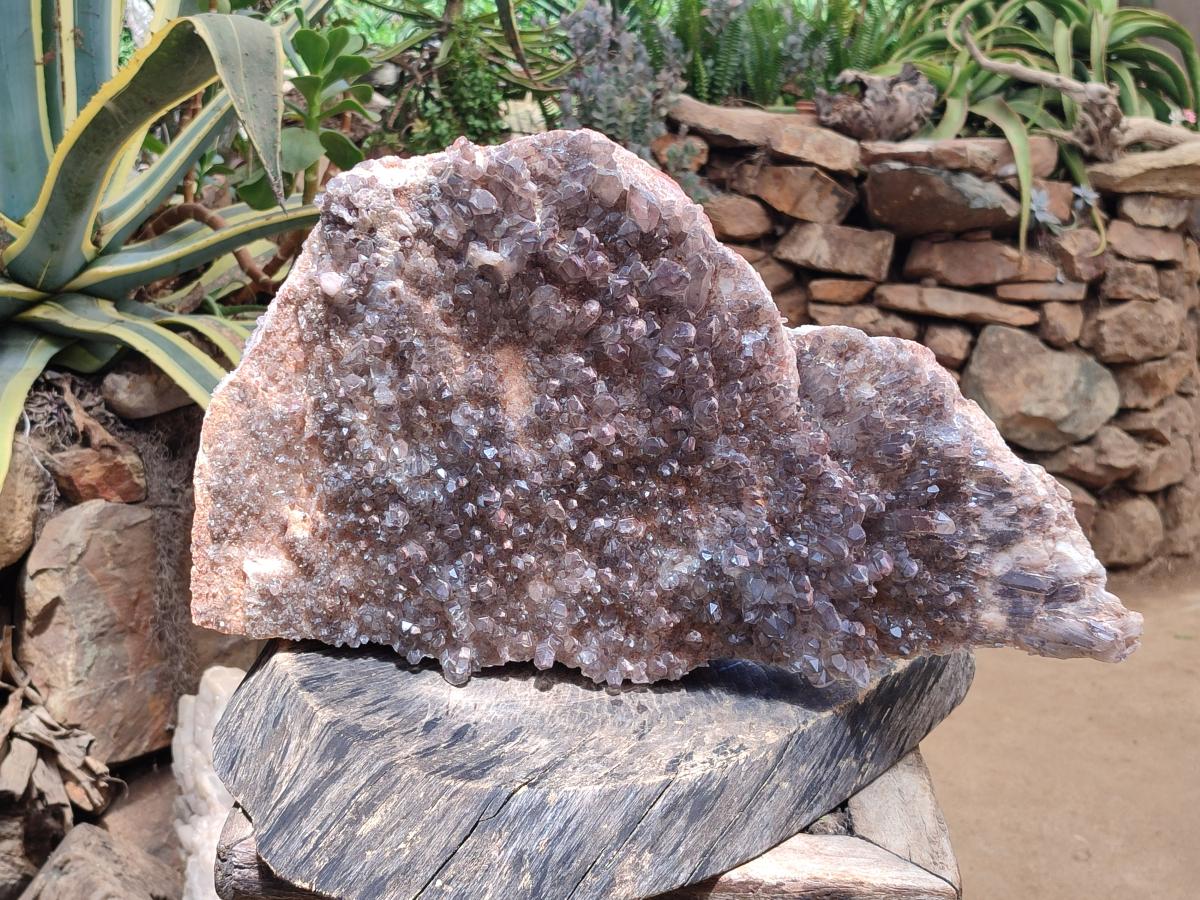 Natural XL Cascading Hematoid Quartz Cluster x 1 From Zambia - Toprock Gemstones and Minerals 
