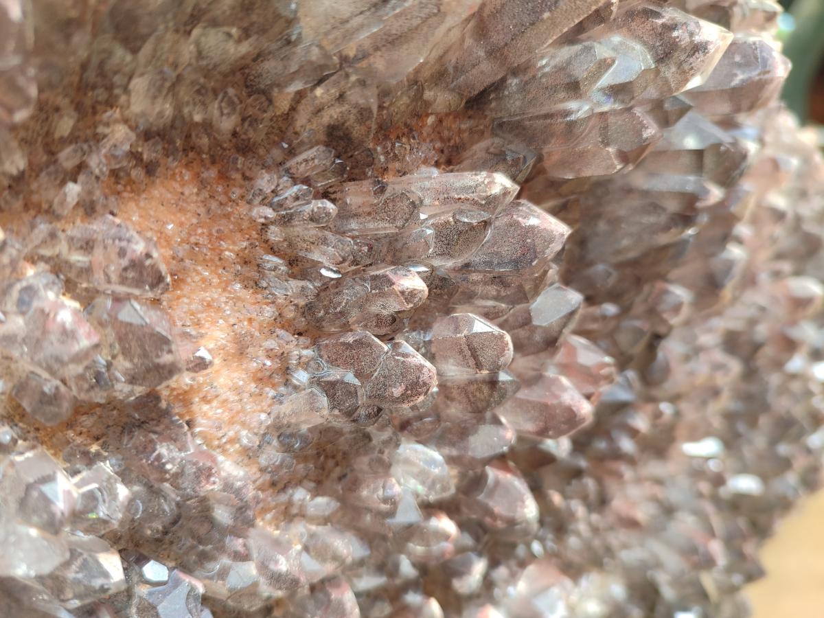 Natural XL Cascading Hematoid Quartz Cluster x 1 From Zambia - Toprock Gemstones and Minerals 