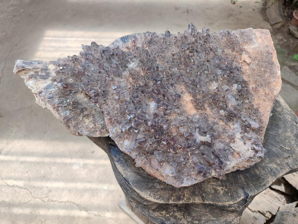Natural XL Cascading Hematoid Quartz Cluster x 1 From Zambia - Toprock Gemstones and Minerals 