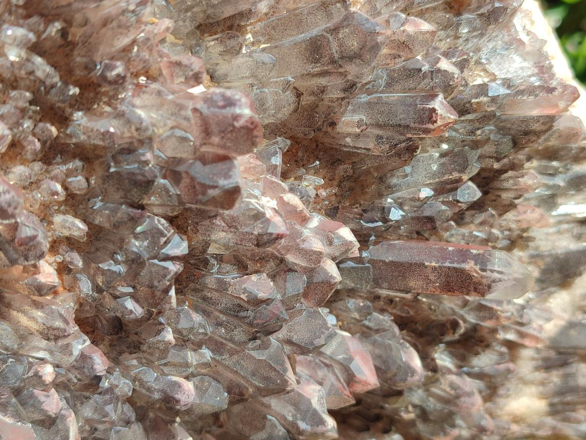 Natural XL Cascading Hematoid Quartz Cluster x 1 From Zambia - Toprock Gemstones and Minerals 