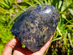 Polished Blue Iolite "Water Sapphire" Standing Free Forms x 2 From Madagascar - Toprock Gemstones and Minerals 