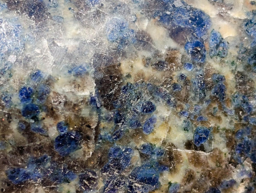 Polished Blue Iolite "Water Sapphire" Standing Free Forms x 2 From Madagascar - Toprock Gemstones and Minerals 