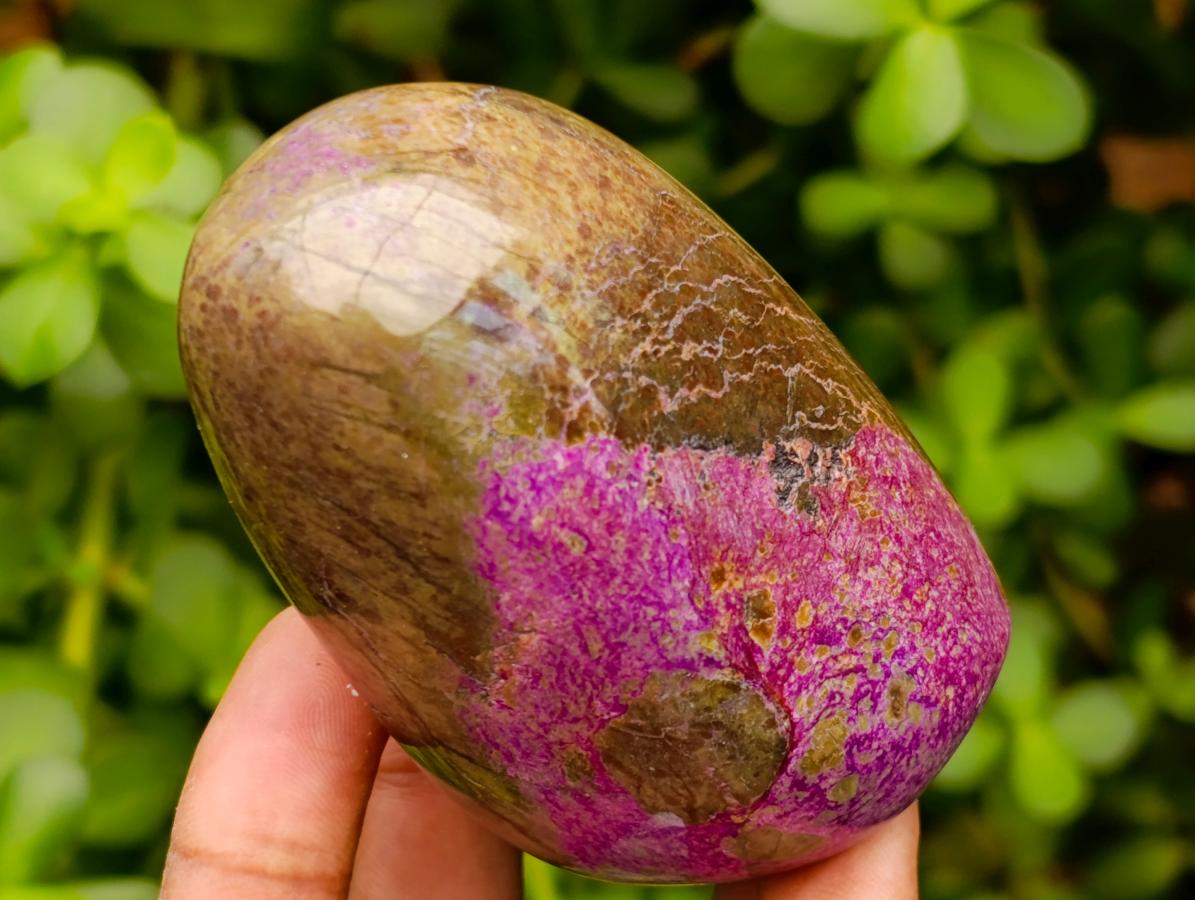 Polished Stichtite Standing Free Forms x 4 From Barberton, South Africa - Toprock Gemstones and Minerals 