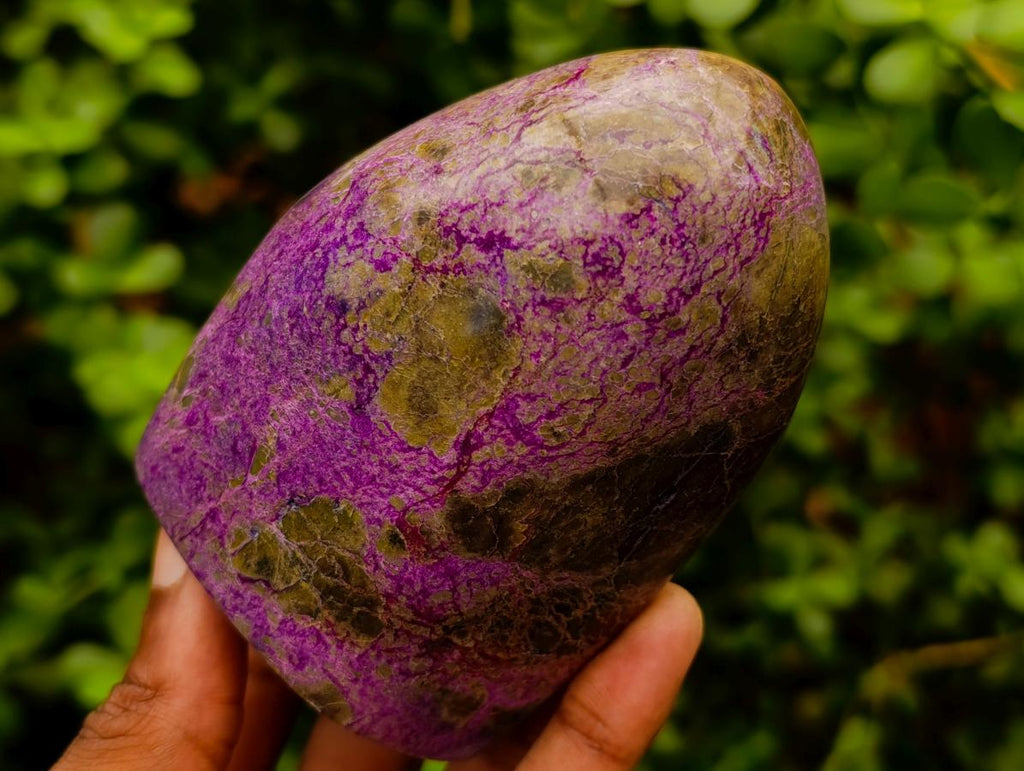 Polished Stichtite Standing Free Forms x 4 From Barberton, South Africa - Toprock Gemstones and Minerals 