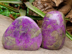 Polished Stichtite Standing Free Forms x 4 From Barberton, South Africa - Toprock Gemstones and Minerals 