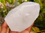 Polished Milky Quartz Display Crystals x 2 From Madagascar - Toprock Gemstones and Minerals 