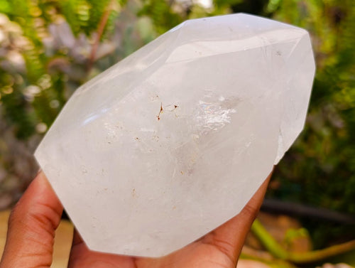 Polished Milky Quartz Display Crystals x 2 From Madagascar - Toprock Gemstones and Minerals 