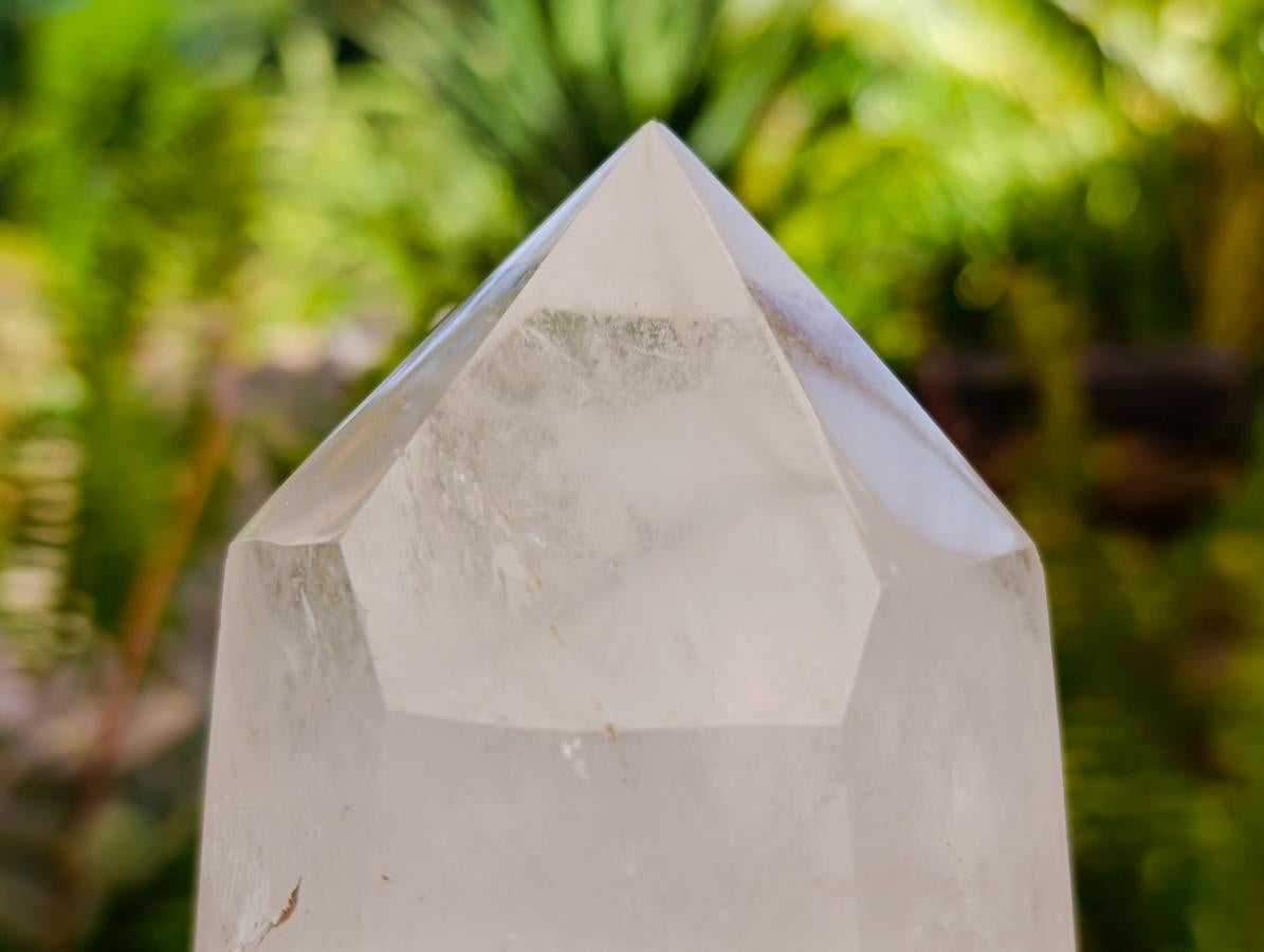 Polished Milky Quartz Display Crystals x 2 From Madagascar - Toprock Gemstones and Minerals 
