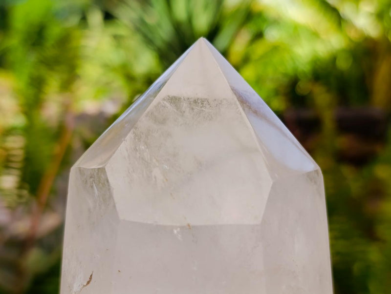Polished Milky Quartz Display Crystals x 2 From Madagascar - Toprock Gemstones and Minerals 
