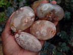 Polished Flower Agate Palm Stones x 12 From Antsahalova, Madagascar - Toprock Gemstones and Minerals 