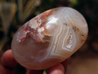 Polished Flower Agate Palm Stones x 12 From Antsahalova, Madagascar - Toprock Gemstones and Minerals 