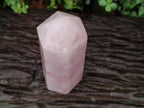 Polished Large Gemmy Rose Quartz Crystal Tower Point x 1 From Madagascar - Toprock Gemstones and Minerals 