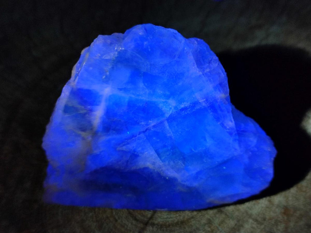 Polished On One Side Watermelon Fluorite Specimens x 4 From Uis, Namibia - Toprock Gemstones and Minerals 