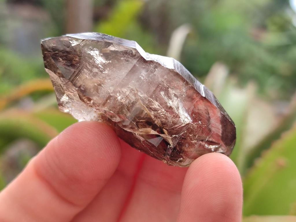 Natural Mix of Smokey, Clear and Amethyst Quartz Crystals x 20 From Brandberg, Namibia - Toprock Gemstones and Minerals 