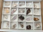 Natural Mix of Smokey, Clear and Amethyst Quartz Crystals x 20 From Brandberg, Namibia - Toprock Gemstones and Minerals 
