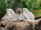 Natural Mix of Smokey, Clear and Amethyst Quartz Crystals x 20 From Brandberg, Namibia - Toprock Gemstones and Minerals 