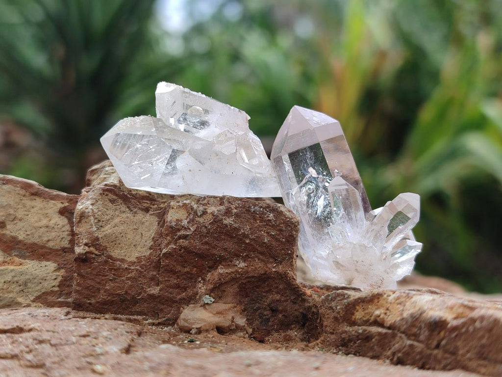Natural Mix of Smokey, Clear and Amethyst Quartz Crystals x 20 From Brandberg, Namibia - Toprock Gemstones and Minerals 