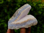 Natural Blue Lace Agate Geode Specimens x 12 From Nsanje, Malawi - Toprock Gemstones and Minerals 
