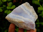 Natural Blue Lace Agate Geode Specimens x 12 From Nsanje, Malawi - Toprock Gemstones and Minerals 