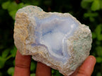 Natural Blue Lace Agate Geode Specimens x 12 From Nsanje, Malawi - Toprock Gemstones and Minerals 
