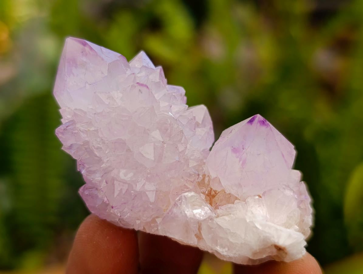 Natural Lilac Amethyst Spirit Clusters x 24 From Boekenhouthoek, South Africa - Toprock Gemstones and Minerals 
