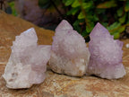 Natural Lilac Amethyst Spirit Clusters x 24 From Boekenhouthoek, South Africa - Toprock Gemstones and Minerals 