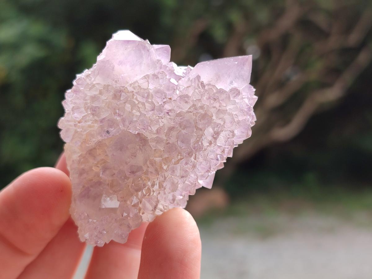 Natural Lilac Amethyst Spirit Quartz Clusters x 12 From Boekenhouthoek, South Africa - Toprock Gemstones and Minerals 