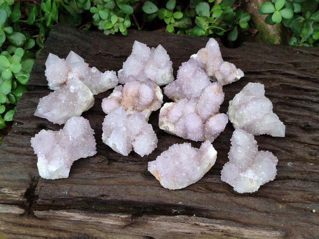 Natural Lilac Amethyst Spirit Quartz Clusters x 12 From Boekenhouthoek, South Africa - Toprock Gemstones and Minerals 