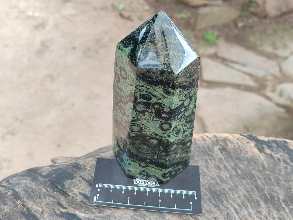 Polished Stromatolite Display Crystals x 2 From Katsepy, Madagascar - Toprock Gemstones and Minerals 