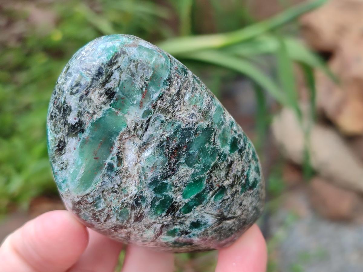 Polished Emerald Mica 'Mutokolite' Standing Free Forms x 4 From Mutoko, Zimbabwe - Toprock Gemstones and Minerals 