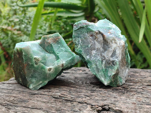 Natural Swazi Jade Cobbed Specimens x 12 From Swaziland - Toprock Gemstones and Minerals 
