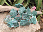 Natural Swazi Jade Cobbed Specimens x 12 From Swaziland - Toprock Gemstones and Minerals 