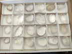 Polished Girasol Pearl Quartz Palm Stones x 24 From Ambatondrazaka, Madagascar - Toprock Gemstones and Minerals 