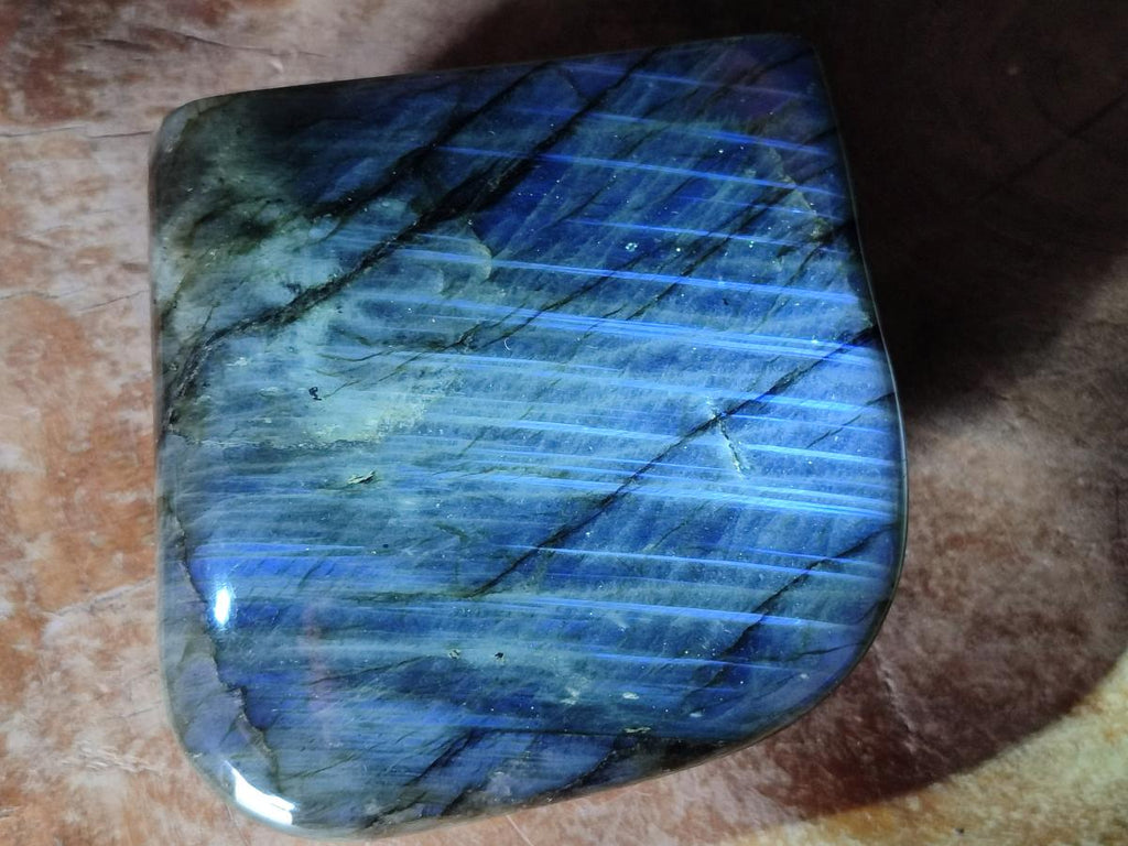 Polished Labradorite Standing Free Forms x 2 From Madagascar - Toprock Gemstones and Minerals 