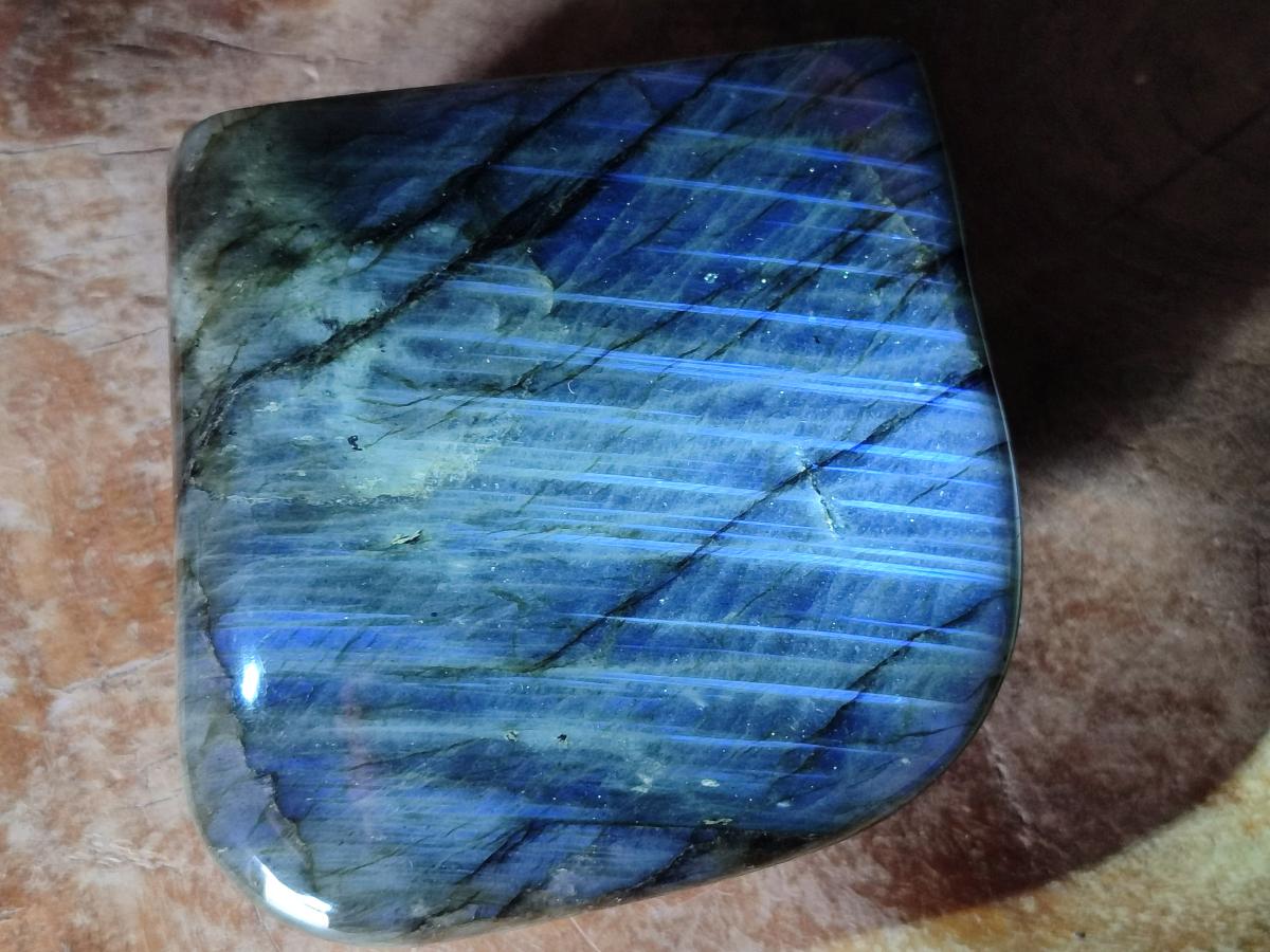 Polished Labradorite Standing Free Forms x 2 From Madagascar - Toprock Gemstones and Minerals 