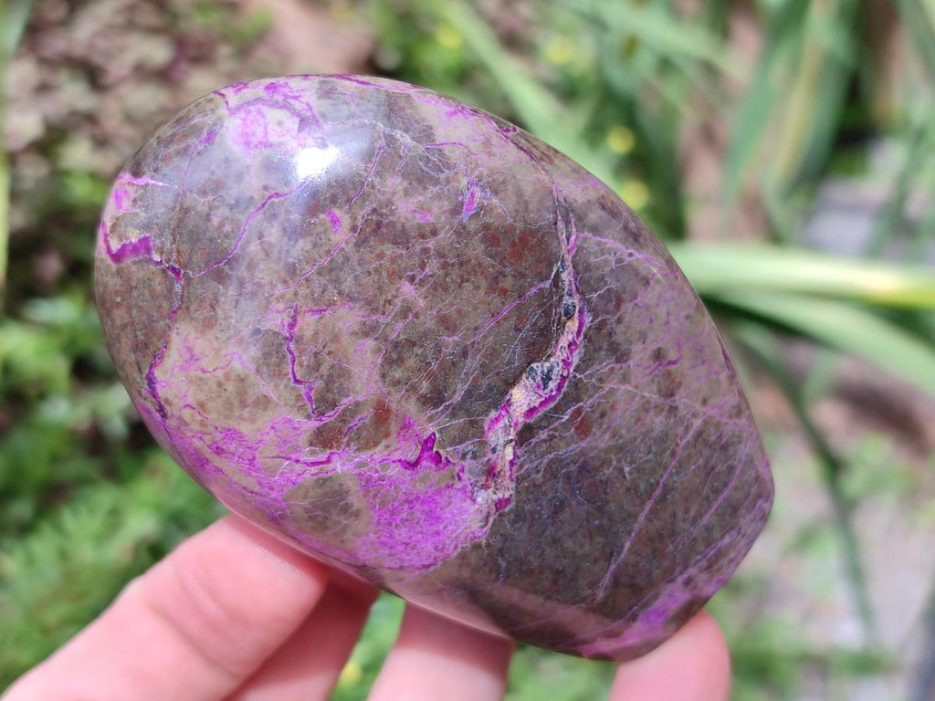 Polished Stichtite Standing Free Forms x 3 From Barberton, South Africa - Toprock Gemstones and Minerals 
