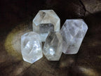 Polished Clear Smokey Quartz and Double Terminated Crystals x 18 From Madagascar - Toprock Gemstones and Minerals 