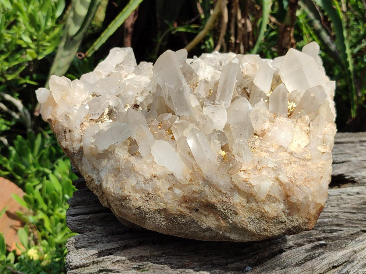 Natural Large Malagasy Quartz Crystal Cluster x 1 From Madagascar - Toprock Gemstones and Minerals 