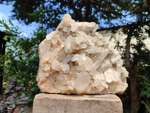 Natural Large Malagasy Quartz Crystal Cluster x 1 From Madagascar - Toprock Gemstones and Minerals 