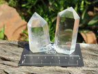 Polished Clear Quartz Display Crystals x 12 From Madagascar - Toprock Gemstones and Minerals 