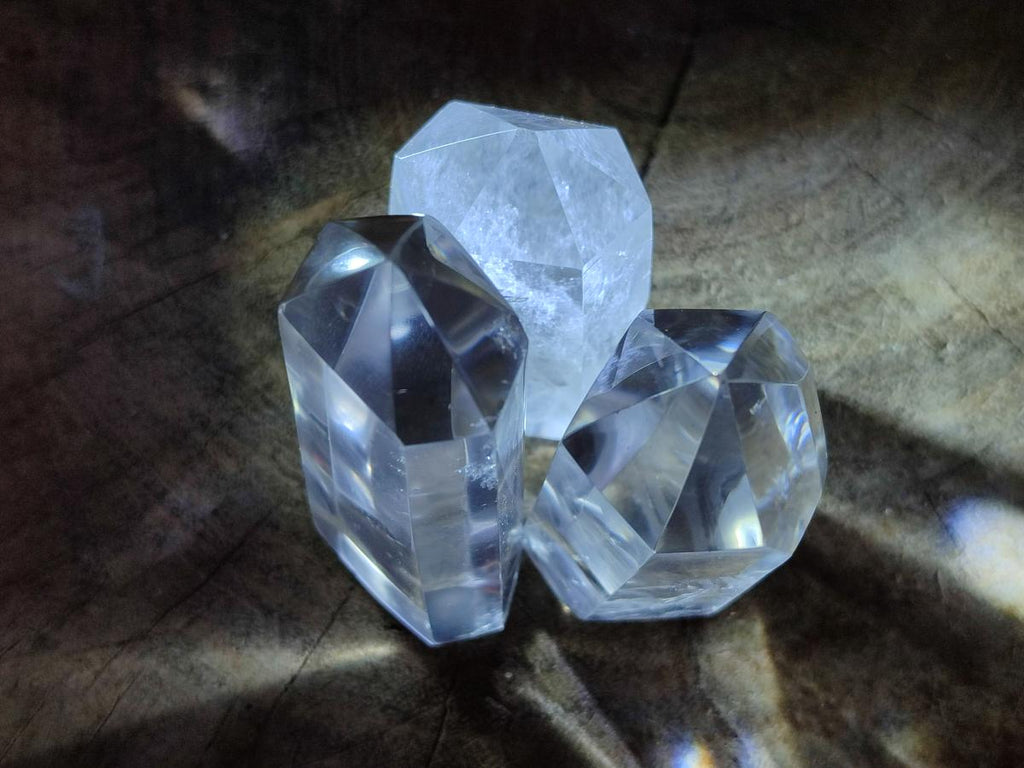 Polished Clear Quartz Display Crystals x 12 From Madagascar - Toprock Gemstones and Minerals 