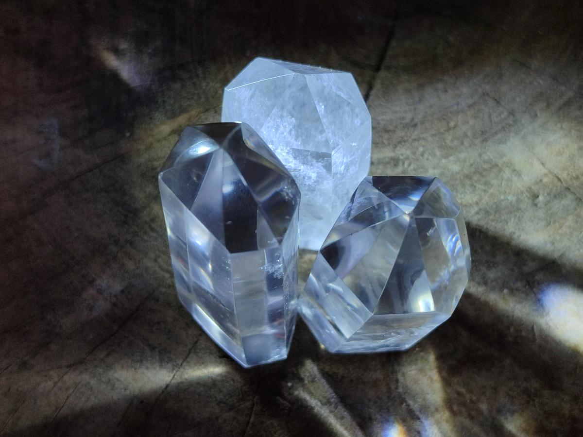 Polished Clear Quartz Display Crystals x 12 From Madagascar - Toprock Gemstones and Minerals 