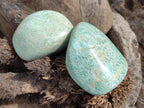 Polished Amazonite Free Forms x 8 From Zimbabwe - Toprock Gemstones and Minerals 