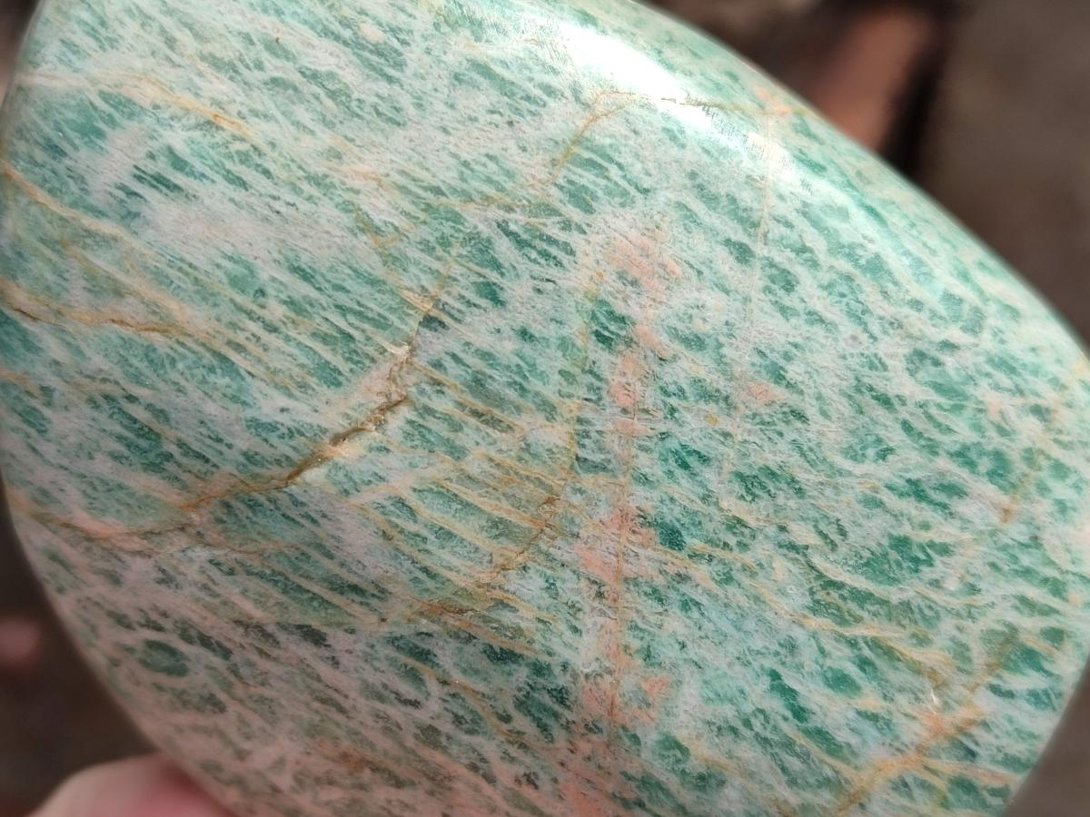 Polished Amazonite Free Forms x 8 From Zimbabwe - Toprock Gemstones and Minerals 